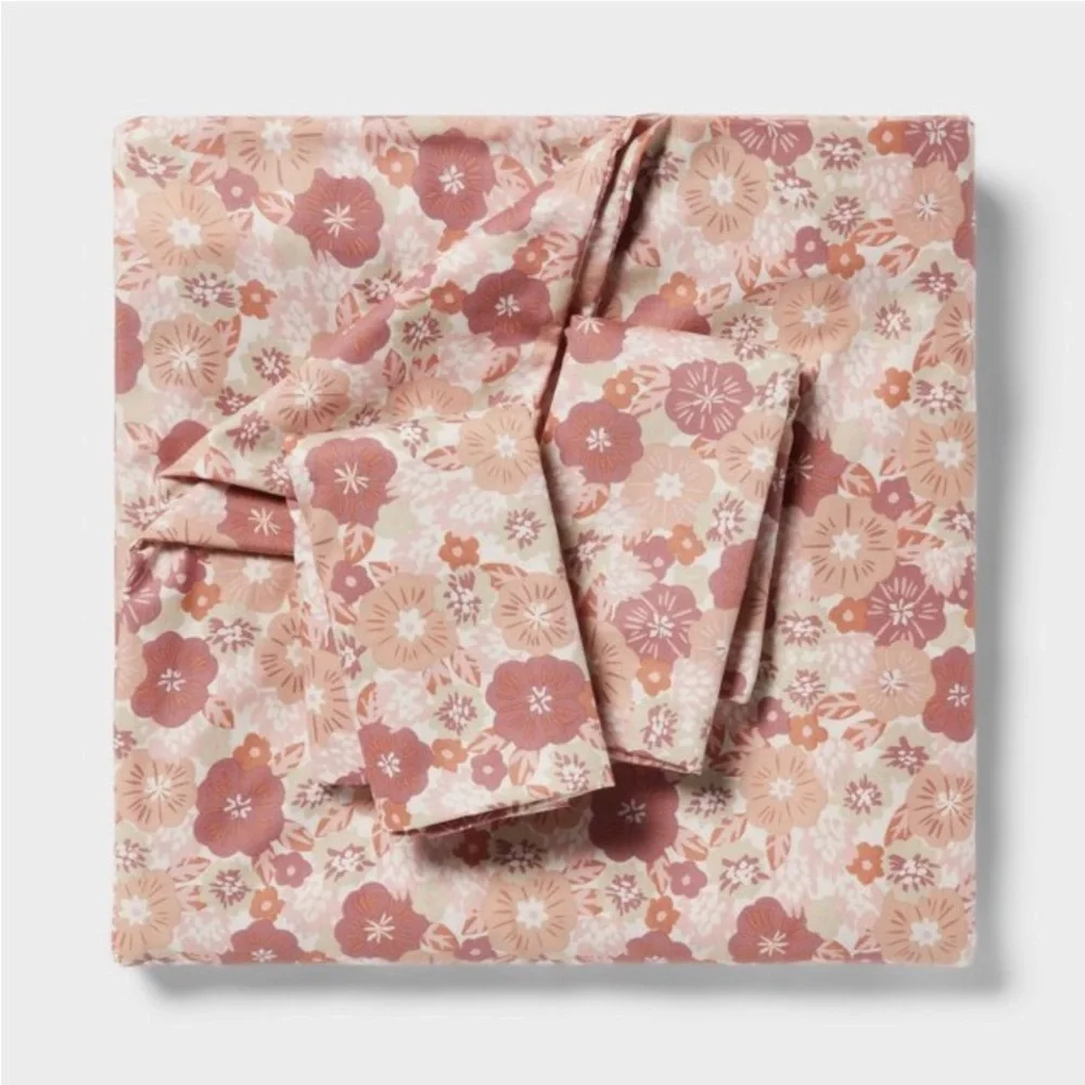 Target Floral Pink Bedding Set Full/Queen